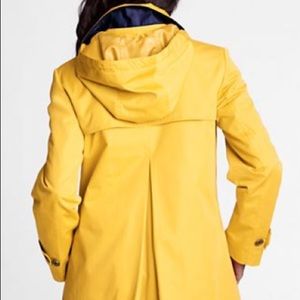 Lands End Modern Rain Parka - Navy